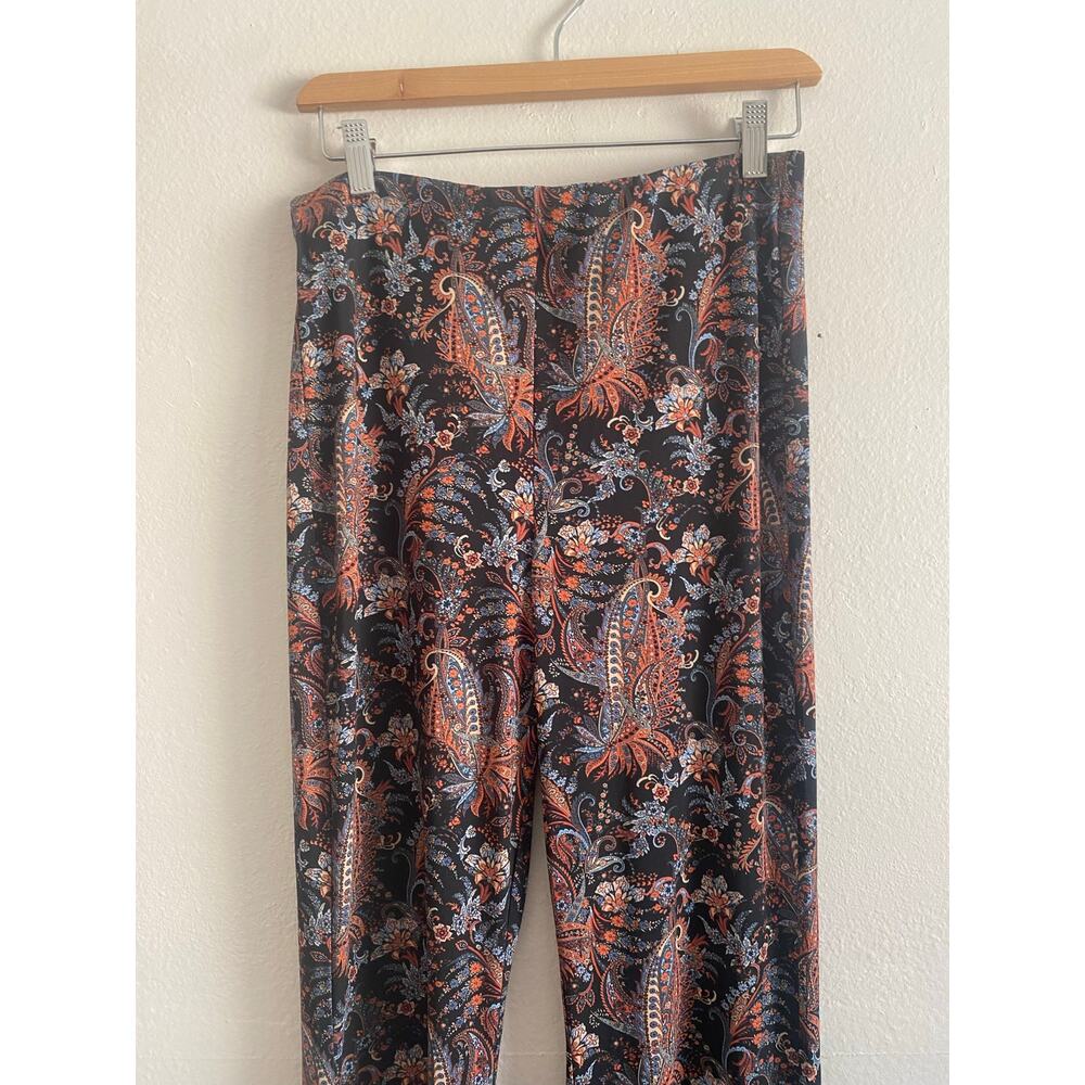 Free People Paisley Bell Bottoms M - Picture 3 of 6